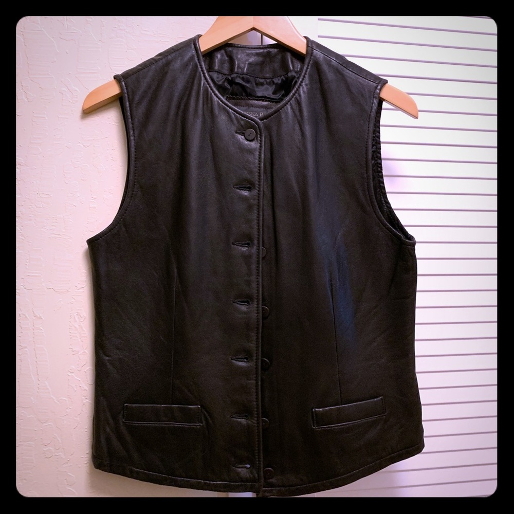 Vintage leather vest